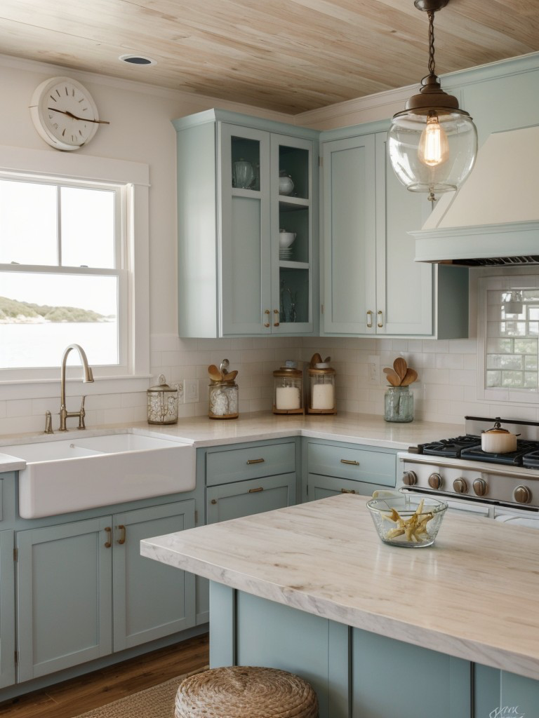 10 Coastal Kitchen Designs That Will Make Cleaning a Breeze